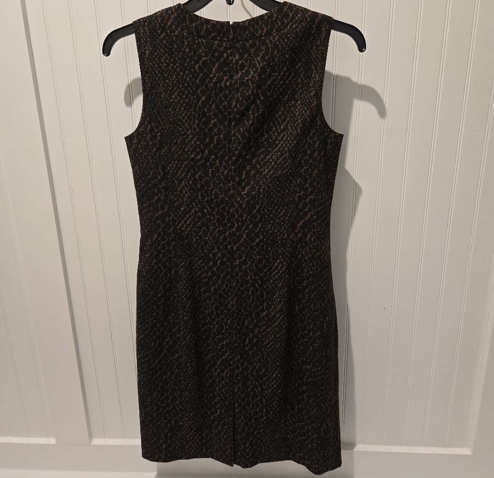 Tahari Sleeveless Textured Sheath Dress - Picture 3 of 6